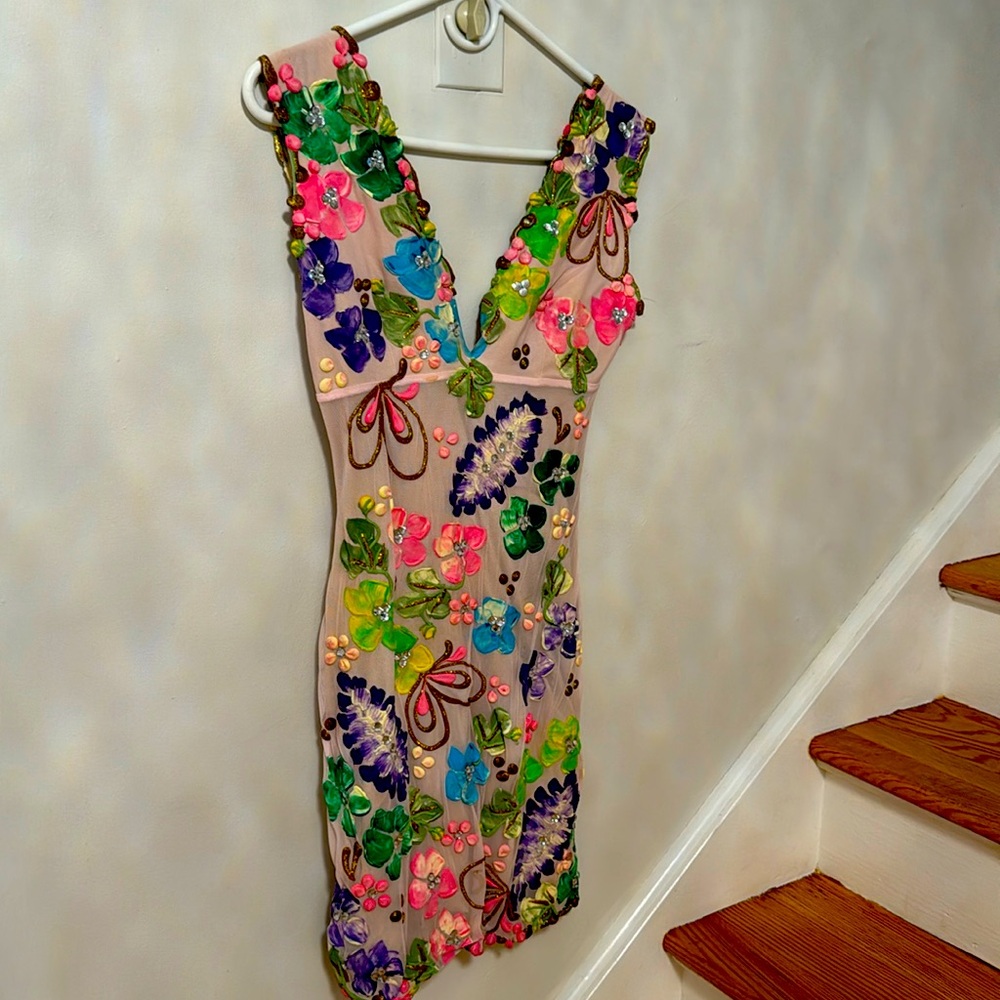 Holt Hand painted dress, size M